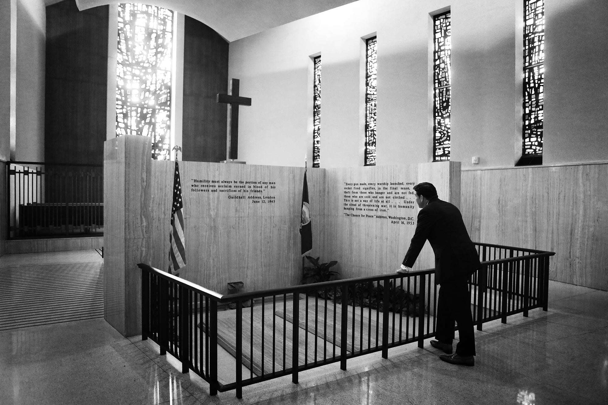 A Moment of Reflection in Ike’s Chapel
